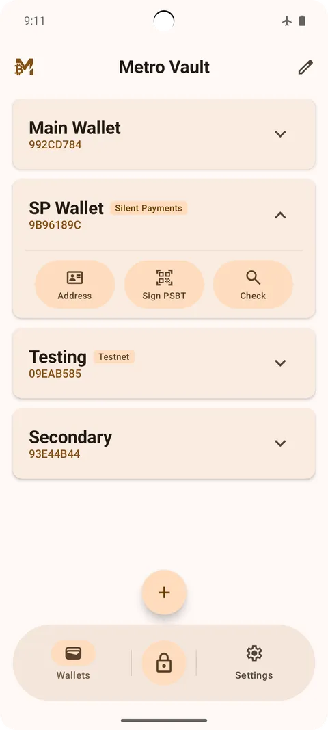 All your wallets in one vault